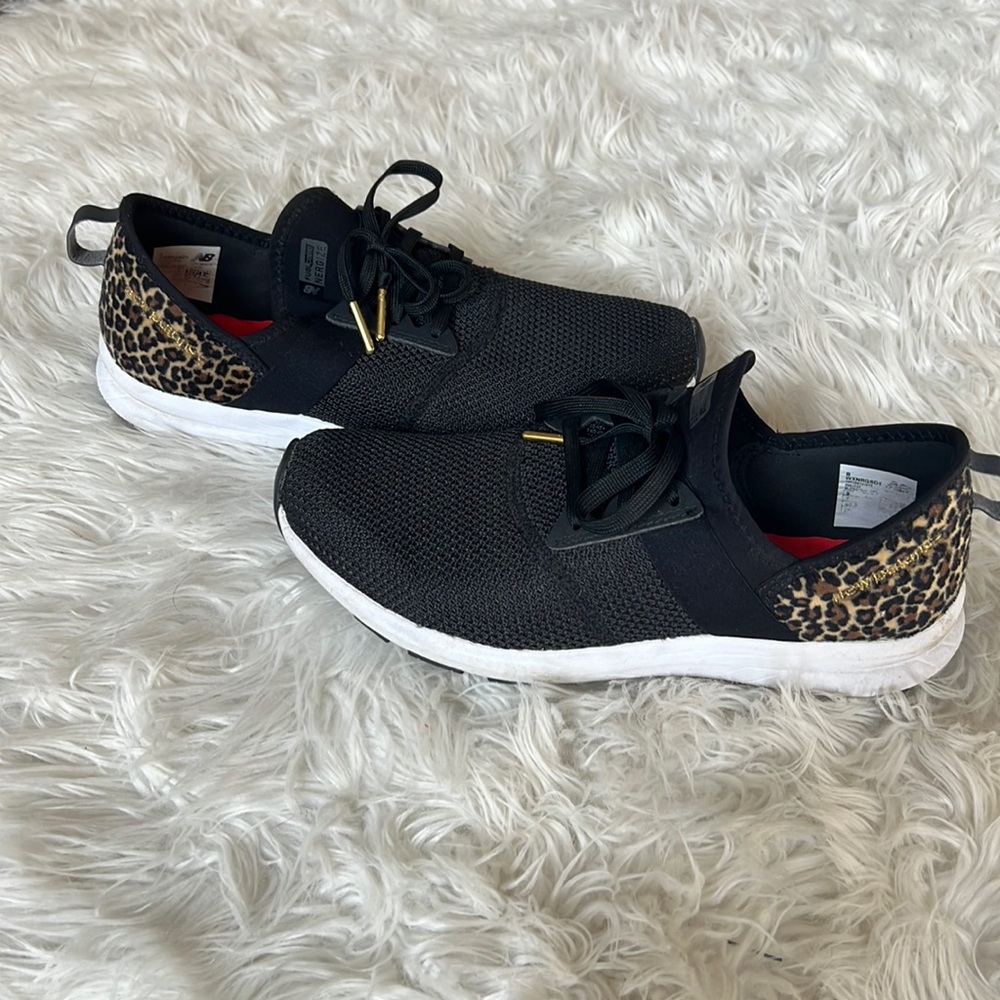 New Balance leopard sneakers